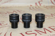 Load image into Gallery viewer, Lot Of 3Nikon CFWN 10X/20 Widefield Microscope Eyepieces 23mm Labophot Optiphot