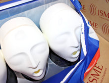 Load image into Gallery viewer, ACTAR 911 Patrol Manikin CPR 5x Training Heads & 5x Blue Foam w/ Bag