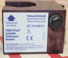 Load image into Gallery viewer, Lot of 3 Smiths Medical CADD-Prizm Lockable Polemount Bracket 21-6120-51