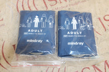 Cargar imagen en el visor de la galería, Lot of 2 Mindray Adult Reusable Blood Pressure Cuffs Ref 0683-15-0003-01