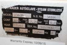 Load image into Gallery viewer, Tuttnauer 2340M Sterilizer / Autoclave
