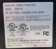 Load image into Gallery viewer, Olympus OEP-5 Color Video Printer