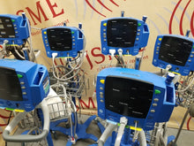 Load image into Gallery viewer, Lot of 6 GE Carescape Dinamap V100 Vital Signs Monitor on Rolling Stands