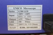 Load image into Gallery viewer, Unico G380 Microscope