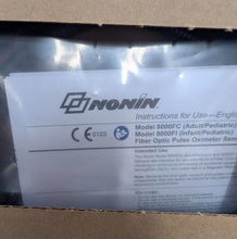 Cargar imagen en el visor de la galería, Nonin 8000FC & Nonin 8000FI Fiber Optic Sensors Adult/Pediatric -BRAND NEW