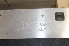 Load image into Gallery viewer, GE Collimator Hegp LPN-0044 Linearity Mask 211015 rev D