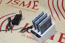 Load image into Gallery viewer, FujiFilm 125N100052 Battery Charger w/ 3 FujiFilm 125N100050 Li-Ion Batteries