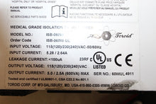 Cargar imagen en el visor de la galería, Toroid ISB-060W Medical Grade Isolation Transformer