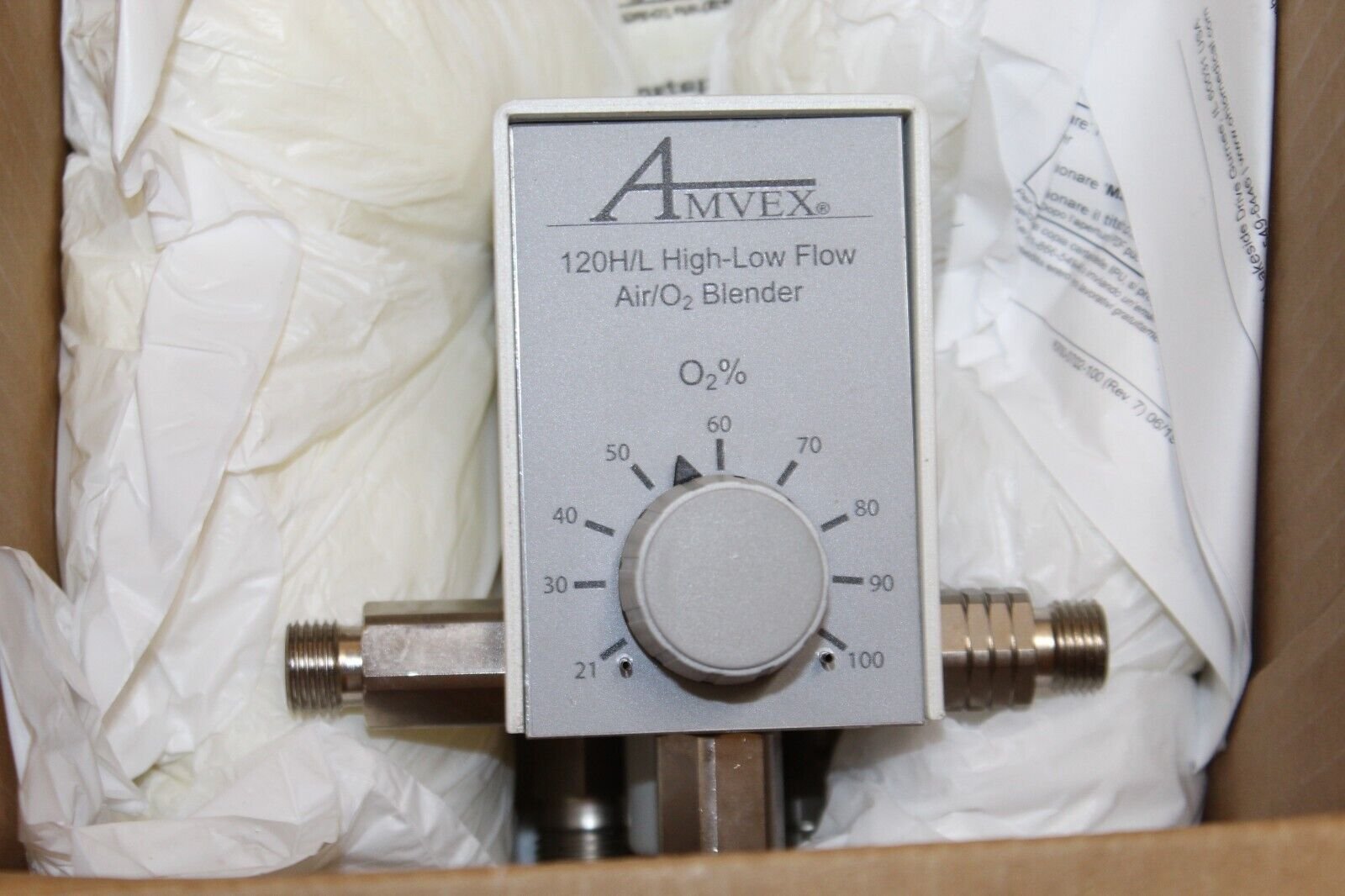 Ohio Amvex BLZHUDDMDMD 120H/L HighLow Flow Air/O2 Blender JS