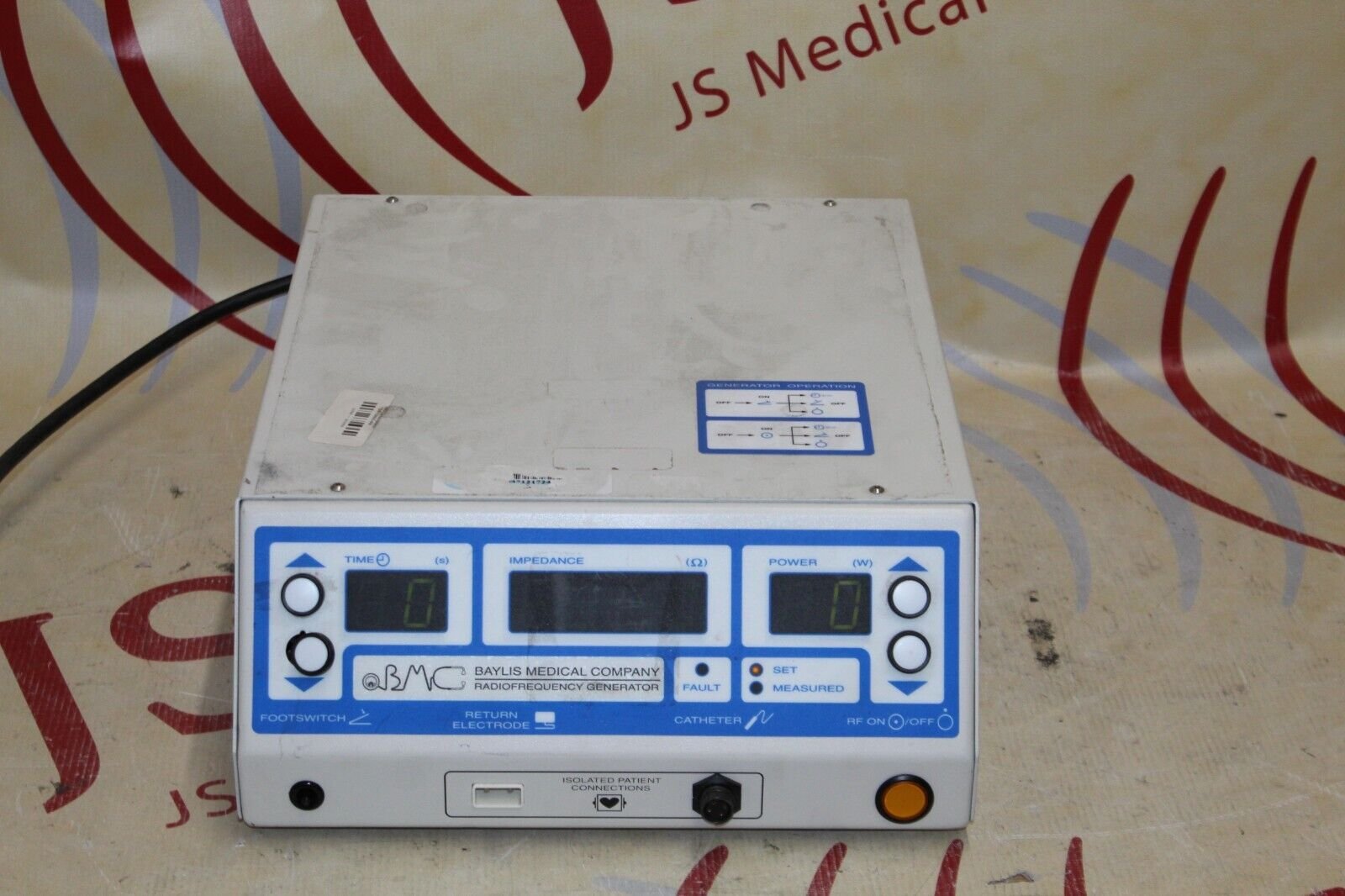 Baylis Medical RF Generator RFP100115 JS Medical Equipment