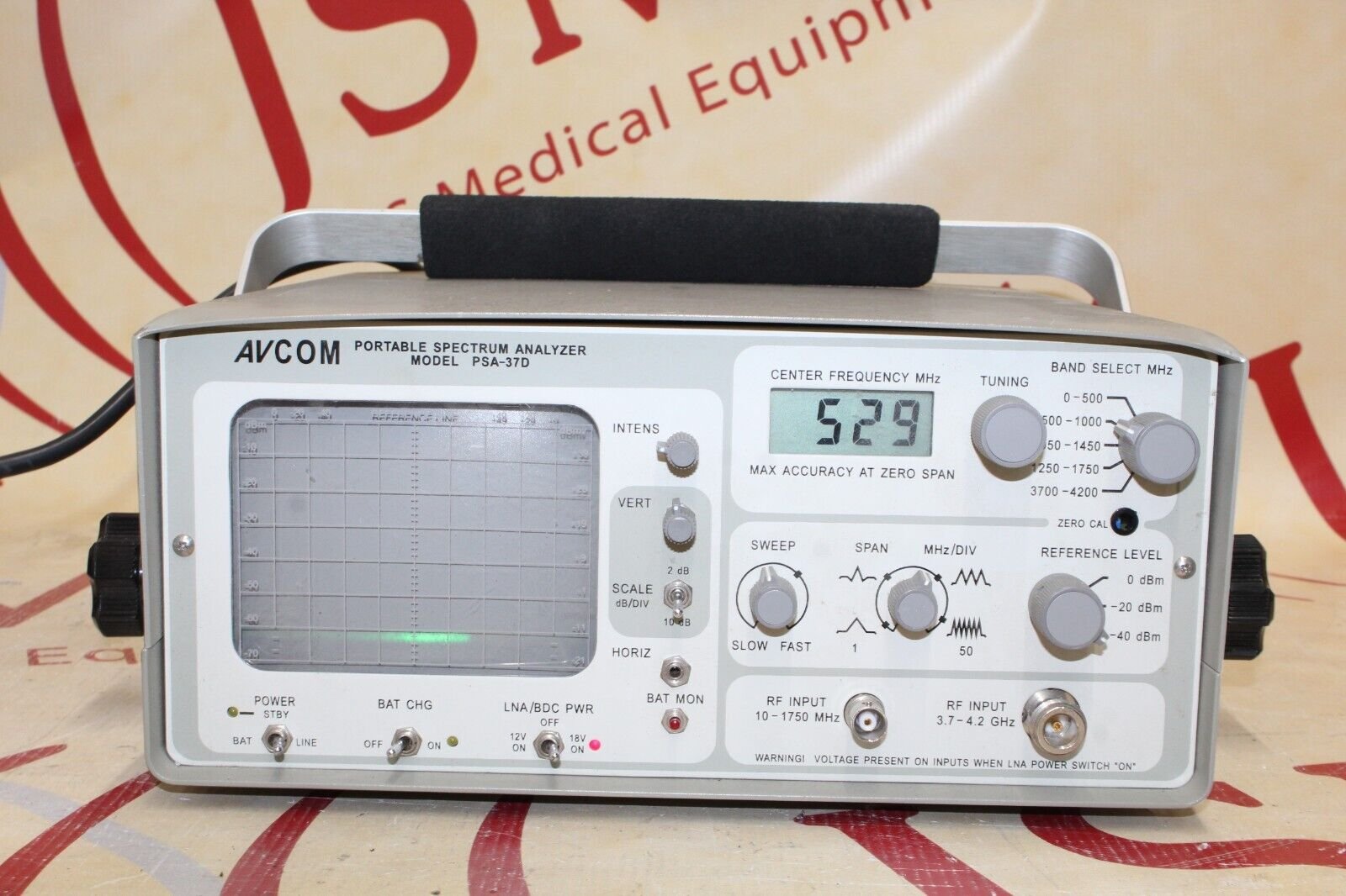 PSA37D Portable Spectrum Analyzer JS Medical Equipment