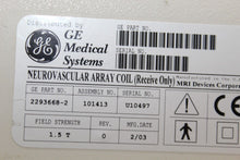 Load image into Gallery viewer, GE Neurovascular Array Coil 2293668-2