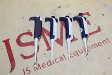 Load image into Gallery viewer, Lot of 4 Rainin Pipet-Lite XLS L-2, L-20, L-200, L1000