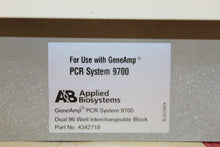 Cargar imagen en el visor de la galería, Applied Biosystems Dual Well 4342718 for GeneAmp PCR 9700