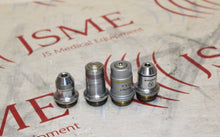 Load image into Gallery viewer, Lot Of 4 Spencer/Reichert Microscope Objectives
