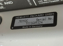 Load image into Gallery viewer, HP Hewlett Packard 78352C Monitor ECG
