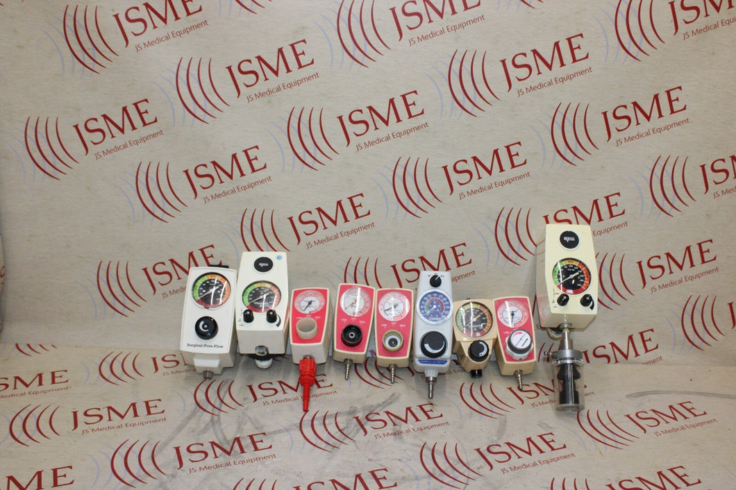 Lot Of 9 Ohmeda/Precision Medical Vacuum Regulators