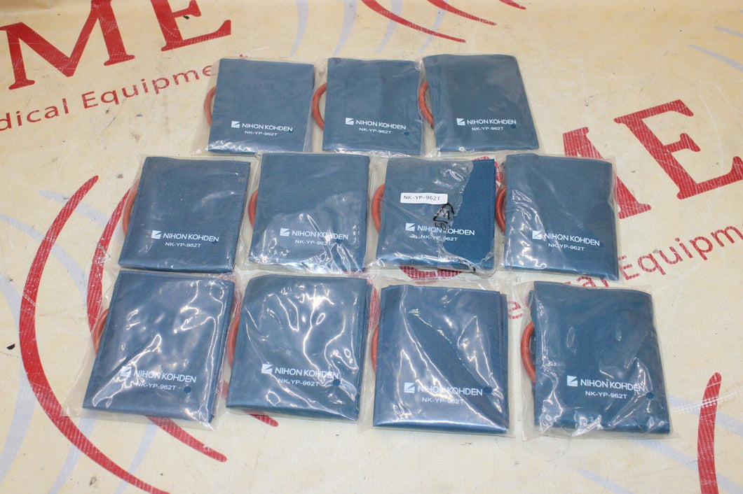 Lot Of 11 Nihon Kohden NK-YP-962T Child/ S Adult Single Tube Blood Pressure Cuff