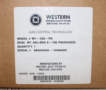 Load image into Gallery viewer, Western Enterprises Gas Regulator M1-326-PG
