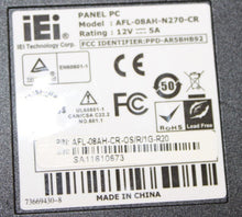 Load image into Gallery viewer, Cerner AFL-08AH-N270-CR 8.5" Touch Screen iEi Panel w/FLP0001S1B mounting Plate
