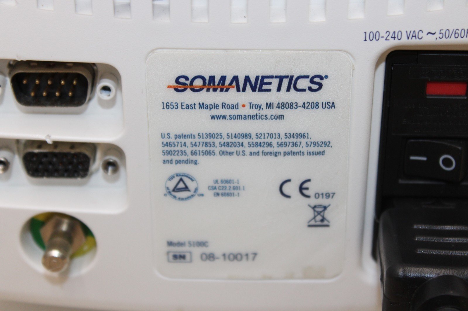 Somanetics Machine Somanetics Invos 5100C Cerebral Oximeter Monitor – JS Medical Equipment
