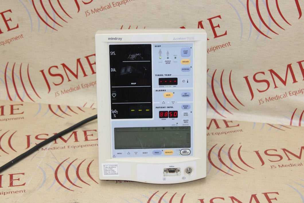 Datascope Accutorr Plus Vital Signs Monitor