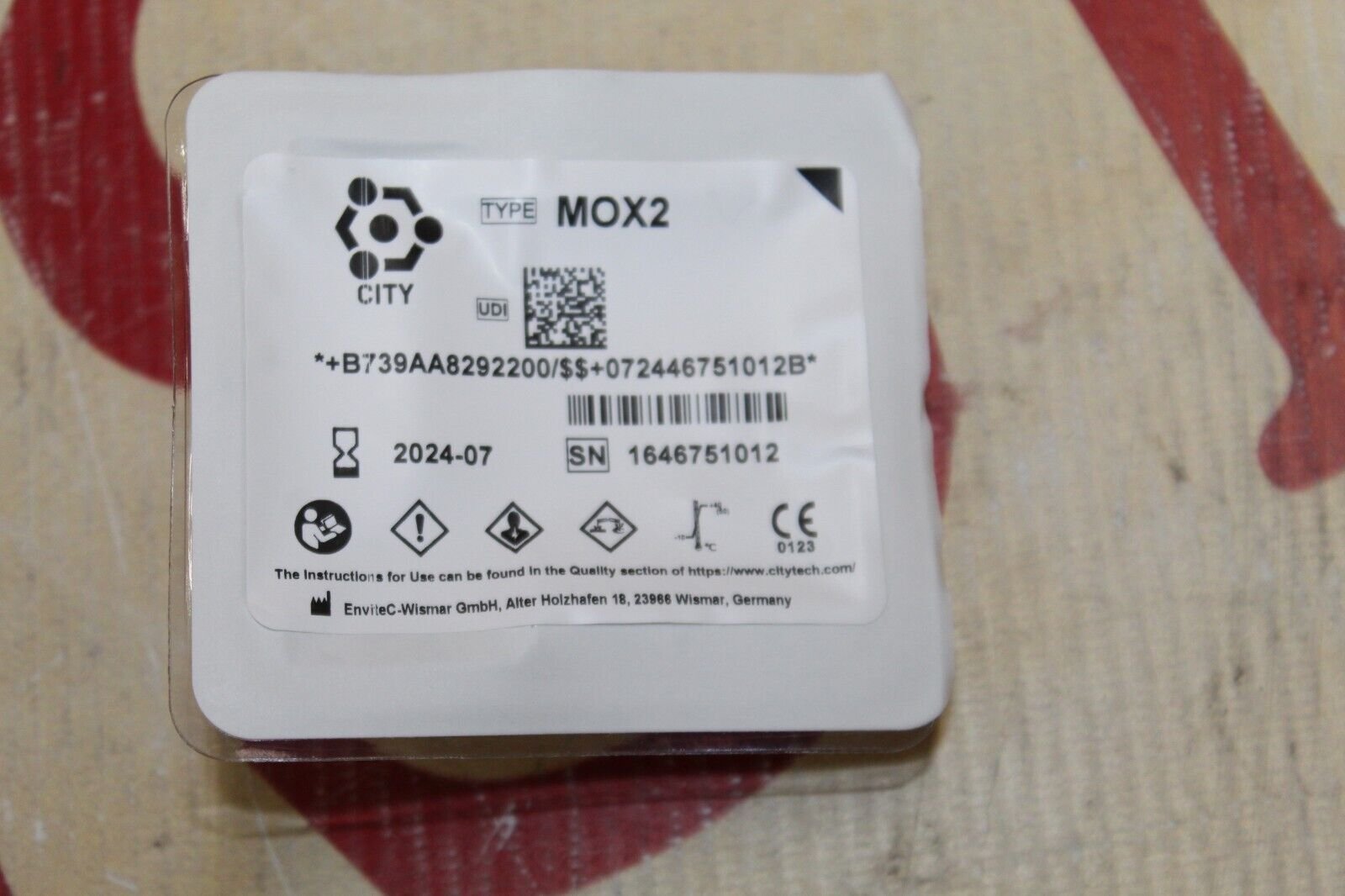 City MOX-2 Ventilator Oxygen Sensor O2 Sensor Cell Tracking – JS ...