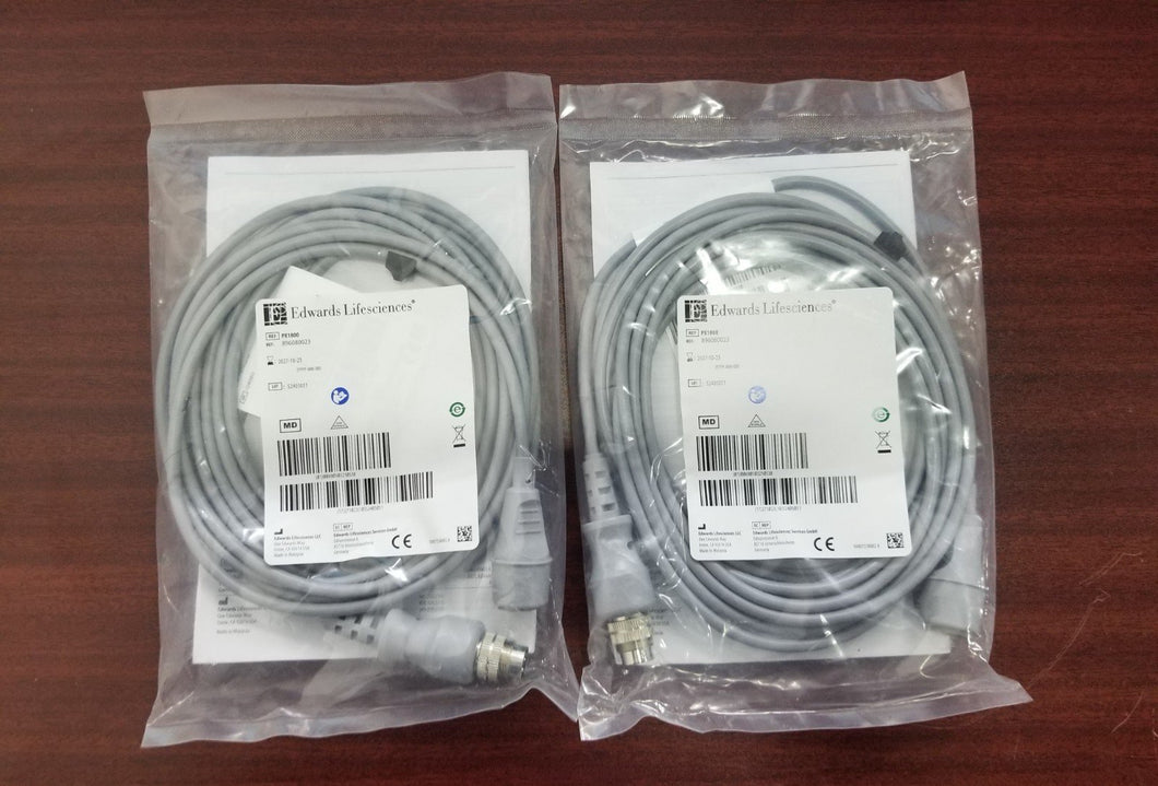Edwards Lifesciences PX1800 Truwave Cable 896080023 -NEW, LOT OF 2x