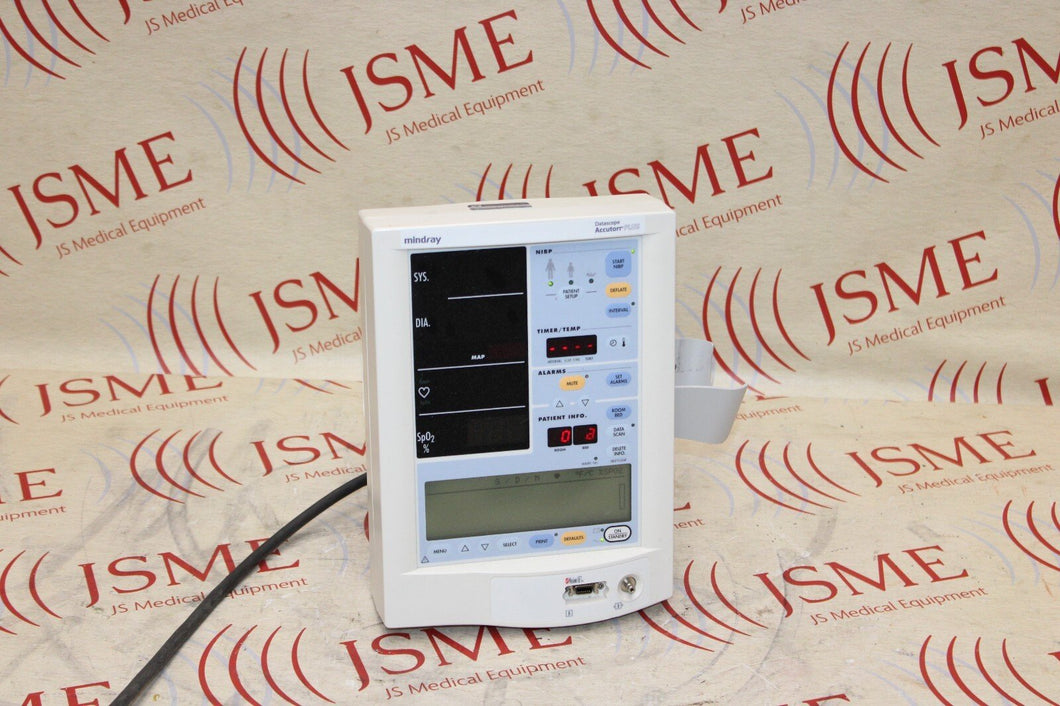 Mindray Datascope Accutorr Plus Vital Signs Monitor