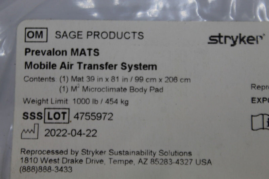 Lot of 5 Sage Products Prevalon MATS