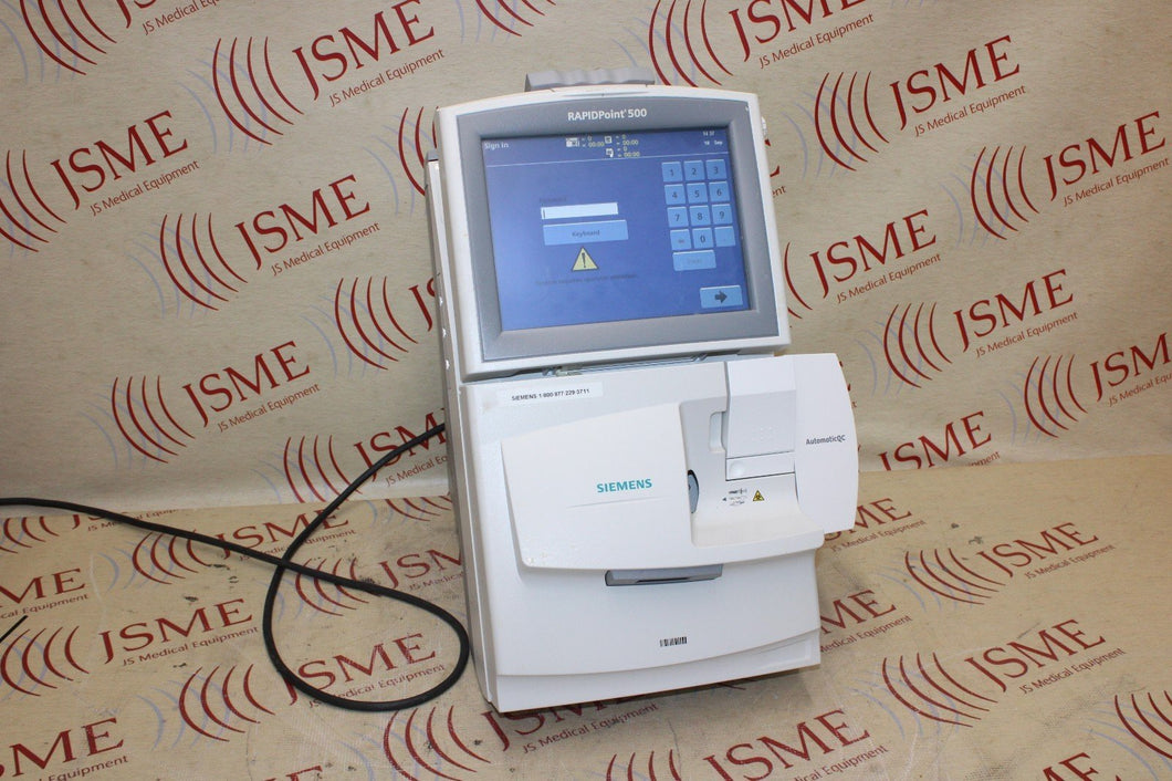 Siemens RapidPoint 500 Blood Gas Analyzer