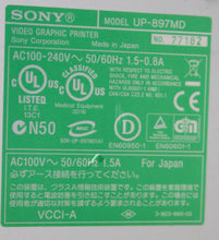 Load image into Gallery viewer, Sony UP-897MD Medical Video Graphic Printer -Missing door
