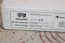 Cargar imagen en el visor de la galería, Box of 4 Datex-Ohmeda CastrGard Caster Guards 45SM Small Gray 1001-3269-000
