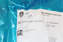 Cargar imagen en el visor de la galería, Lot of 3 Philips M1943AL SpO2 Adapter Cable 989803128651 -OEM Genuine
