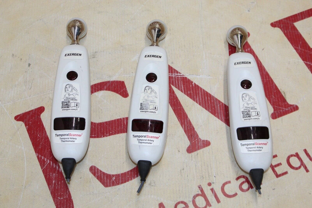 Lot of 3 Exergen Temporal Scanner