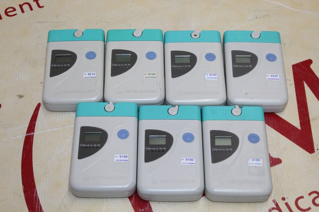 Lot of 7 Nihon Kohden ZM-930PA Telemetry Transmitter