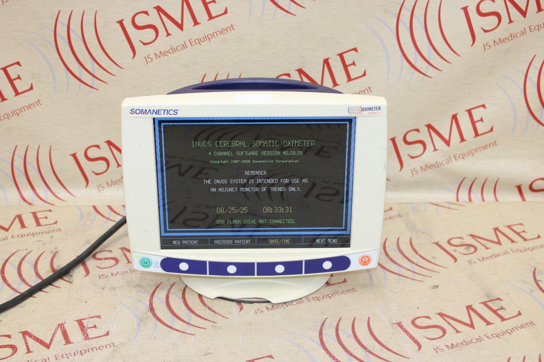 Somanetics Invos 5100C Cerebral Oximeter Monitor