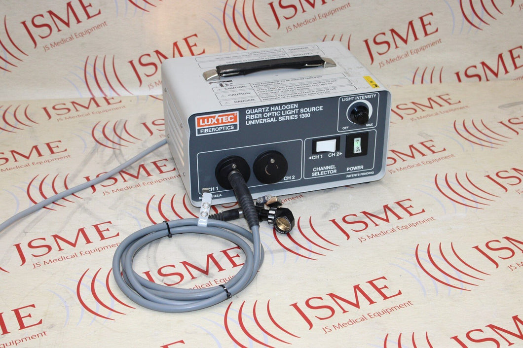 Luxtec Quartz Halogen Fiber optic light source universal series 1300 With Cable