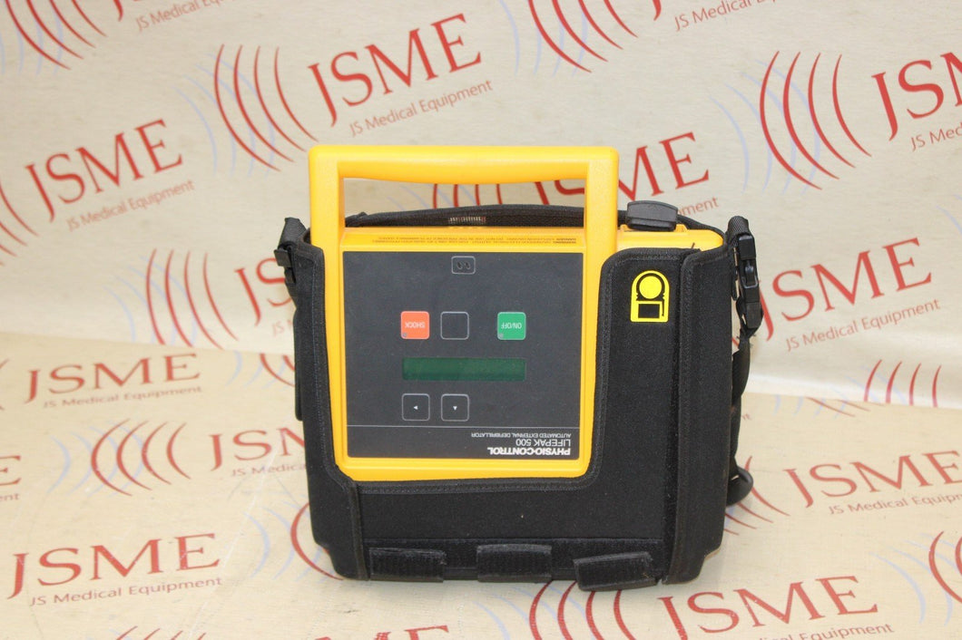 Physio-Control Lifepak 500 Automated Defibrillator With Case