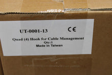 Load image into Gallery viewer, LOT OF 10 - GCX Quad Hook for Cable Management UT-0001-13
