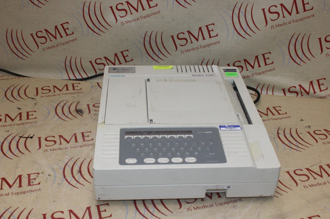 Siemens Burdick E350 Electrocardiograph EKG Machine