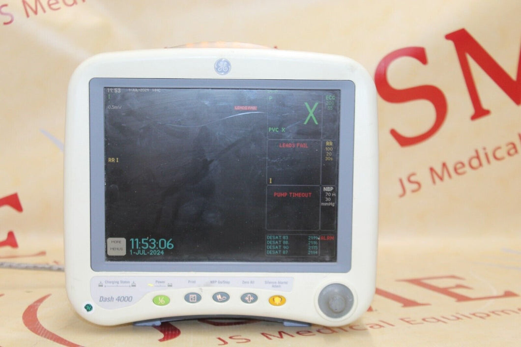 GE Dash 4000 Patient Monitor