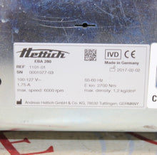 Load image into Gallery viewer, Hettich EBA 280 Centrifuge 1101-01 w/ Hettich 1139 12x35g Rotor
