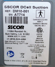 Load image into Gallery viewer, SSCOR D. Cell Portable Suction Unit, REF: DM10-001
