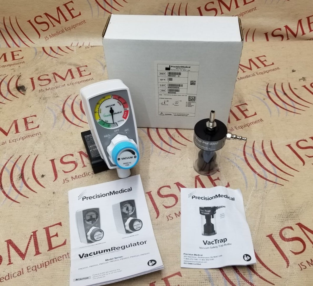 Precision Medical PM3326T-G Vacuum Regulator 3300 Series Continuous-Intermittent