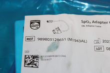 Load image into Gallery viewer, Lot of 2 Philips M1943AL SpO2 Adapter Cable 989803128651
