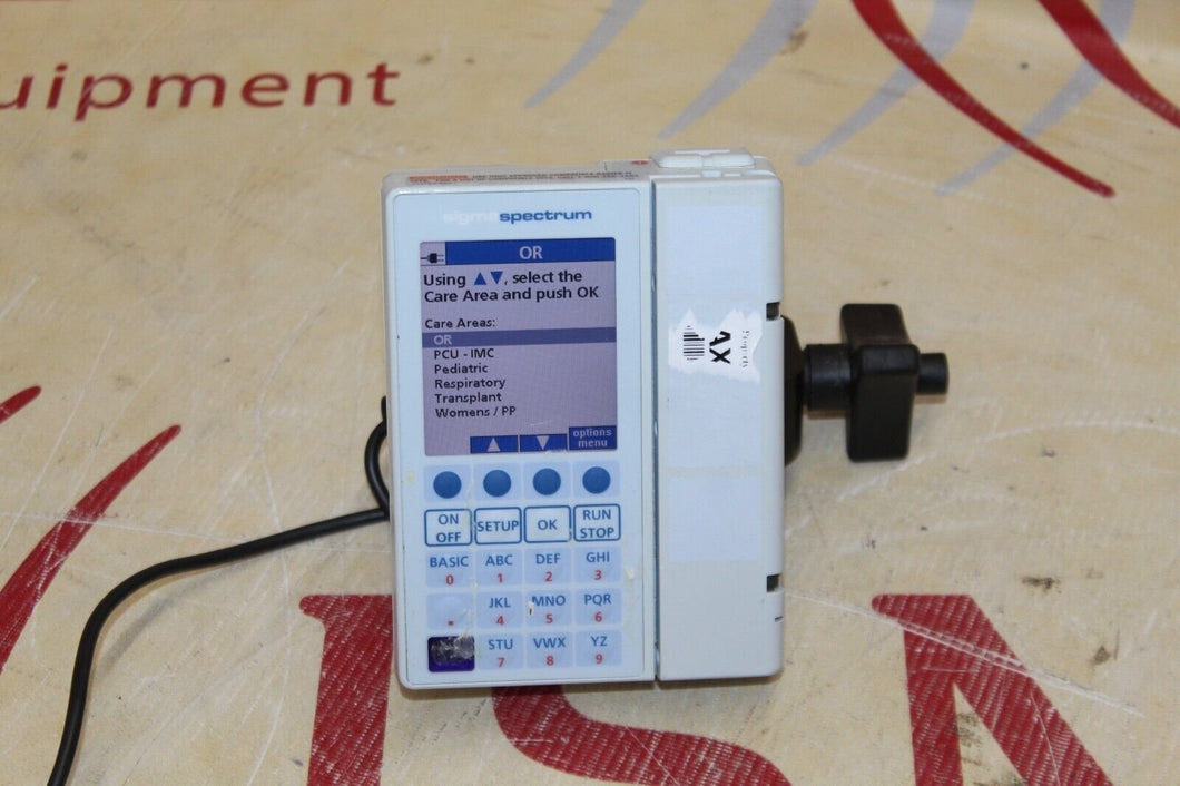 Baxter Sigma Spectrum Infusion Pump No Battery