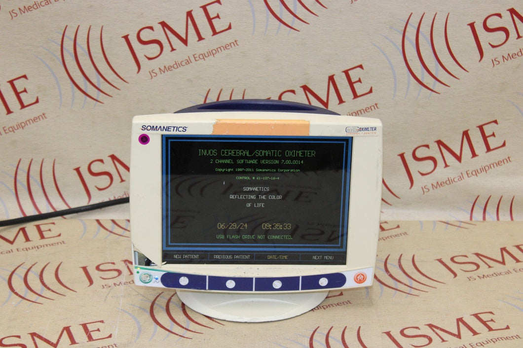 Somanetics Invos 5100C Cerebral Oximeter Monitor