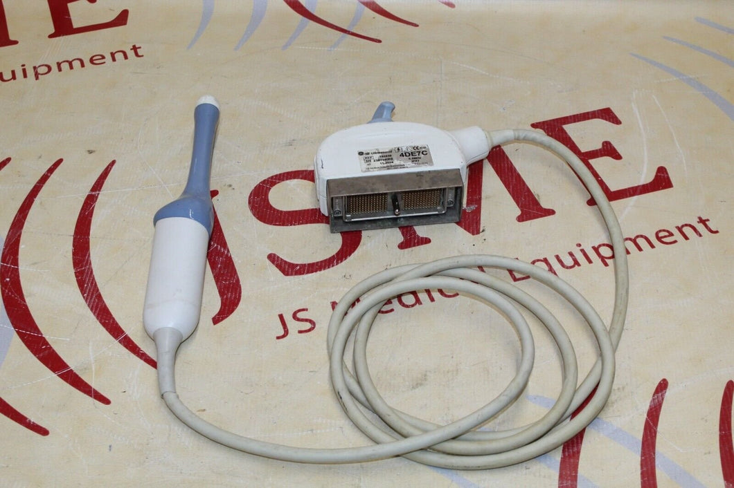 GE Ultrasound Transducer Model: 4DE7C 6.5 MHz REF: 195859