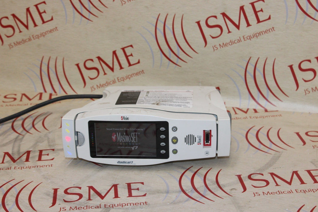 Masimo Radical 7 RAINBOW Pulse Oximeter W/docking station